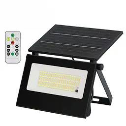 Вуличний LED ліхтар на сонячних батареях Yiwu 15.5x3.2x10.5 см прожектор світлодіодний вуличний 110 LED 200 Вт із сонячною панеллю HP-5-58 - мініатюра 2