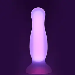 Анальна пробка Radiant Glow In The Dark 14.5 см (рожевий) - мініатюра 5