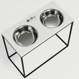 Hollky Base XL40 — миски на підставці для великих собак (2 × 1,8 л, висота 40 см) - мініатюра 8