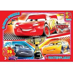 Пазли G-Toys Тачки, 70 елементів Z10196 (4824687635357)