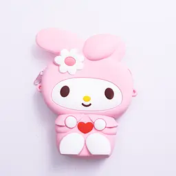 Дитяча сумочка My Melody з pop-it силіконова на блискавці 15*10*3 см, рожевий Yiwu HP-55-8P - мініатюра 2