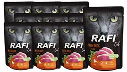 Вологий корм для дорослих кішок Dolina Noteci Rafi cat з качкою 100 г
