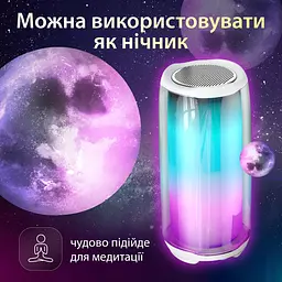 Портативна колонка Pulse 5 BT/TF/FM/AUX/USB з підсвіткою 8 Вт, білий Smart X PULSE5W - мініатюра 11