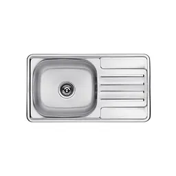 Кухонна мийка Kroner KRP Satin-7642 (0,8 мм) CV025282, Satin