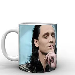 Кухоль GeekLand Локі Loki Локі тиша LK.02.012 330 мл білий - мініатюра 2