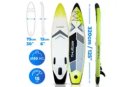 Надувна дошка SUP THUNDER VELA 320 см з веслом - мініатюра 3