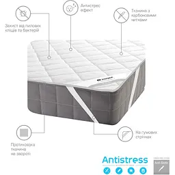Наматрацник Sonex Antistress Карбон 160х200 см (SO102080) - мініатюра 3