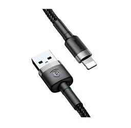Кабель Baseus USB to Lightning 1.2m Black (CALYW-01) - мініатюра 3
