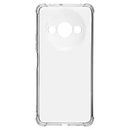 Прозрачный чехол для Xiaomi Redmi A3 с защитой камеры и усиленными бортами, тонкий, силиконовый, бесцветный, ударопрочный, противоударный бампер с закрытой камерой, ArmorStandart (ARM82787)