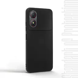 Чехол-накладка для смартфона ZTE Blade A34, противоударный, силиконовый, термополиуретановый (ТПУ), с защитой камеры и корпуса, черный, защита всего корпуса, ArmorStandart (ARM78938) - мініатюра 2