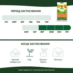 Тверде добриво тривалої дії для газону (осінь) COMPO 4 кг - мініатюра 5