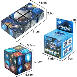 Кубик-головоломка 2 в 1 Magic Star Cube - мініатюра 5