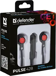 Гарнітура Defender Pulse 428 Black/Red (63428) - мініатюра 2