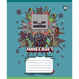 Набір зошитів Yes Minecraft Heroes A5 в клітинку 12 аркушів 25 шт. (767576) - мініатюра 4