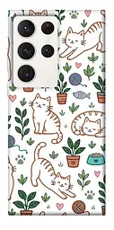 TPU чохол Demsky Cats pattern для Samsung Galaxy S23 Ultra