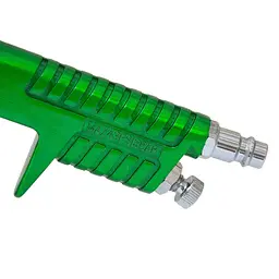 Фарборозпилювач Sigma HVLP 1.3+1.7 мм з верхнім баком 600 мл Green (6812121) - мініатюра 8