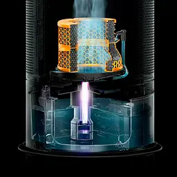 Очищувач повітря Dyson Purifier Humidify + Cool Formaldehyde PH04 White/Gold [73071] - мініатюра 7