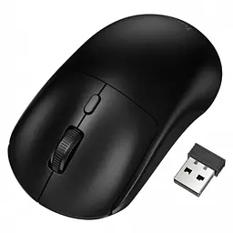 Миша комп’ютерна бездротова HOCO GM42, Bluetooth 5.2 та 2.4G, DPI 800 1200 1600, чорна - мініатюра 2