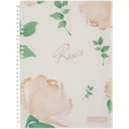 Зошит для записів Buromax Ramira Arabeski B5 80 аркушів кораловий (BM.2586-27)