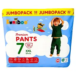 Трусики Kuniboo Premium 7 XXL (17 + кг), 32 шт