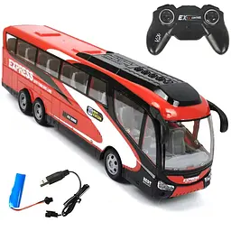 Радіокерований автобус City Bus 36 см з акумулятором 3.7V, 2.4GHz, світлові ефекти, дитяча машинка на пульті
