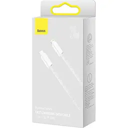 Кабель Baseus Dynamic Series Fast Charging Cable Type-C to Lightning 20W 2m CALD000102 White - мініатюра 5