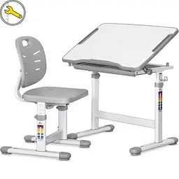 Комплект Evo-kids (стіл+стілець) Evo-05 Ergo Grey (арт. Evo-05 Ergo G)