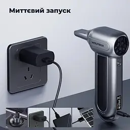Бездротовий повітродув Wolfbox MF100 130000RPM 200g force (MF100) - мініатюра 4