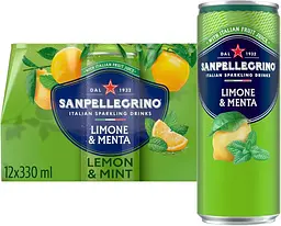 Газований напій Sanpellegrino Limone Menta 330 мл - мініатюра 4