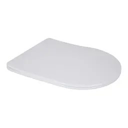 Унітаз підлоговий Qtap Grand Ultra Quiet безобідковий з сидінням Soft-close White QT26228301W, Білий - мініатюра 7