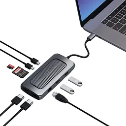 Адаптер Satechi USB-C Multi-Port MX Space Gray (ST-UCMXAM) - мініатюра 5
