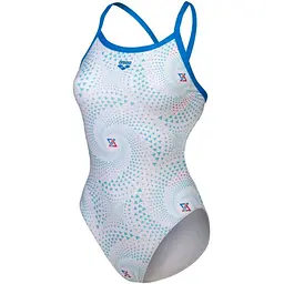 Купальник Arena Women`s Arena Fireflow Swimsui L Methyl Blue/White (1097-008598-810 42) - мініатюра 2