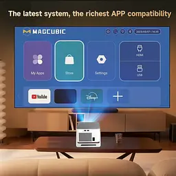 Смарт проектор з автофокусом Magcubic HY350 Max Android 14, chip H726, 8K24fps, 2GB/16GB Wi-Fi 2.4G/5G Кінотеатр White (19033) - мініатюра 9