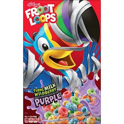 Сухий сніданок Kellogg’s Froot Loops Wildberry Purple, 362 г