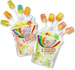 Льодяники на паличці Skittles Lollipops Real Fruit Tea Oriental 54г - мініатюра 4