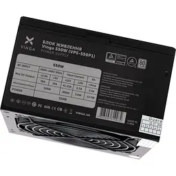 Блок живлення Vinga 550W без кабелю (VPS-550P1) - мініатюра 2
