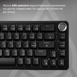 Клавіатура Ajazz AK690 Peach Mist Switch чорна (AK690-PM-B) [175704] - мініатюра 9
