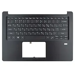 Корпус верхня кришка для Acer Swift SF114-32, (Чорний, топкейс+клавіатура з підсвічуванням, 6B.H1YN1.030, C Cover, Оригінал)