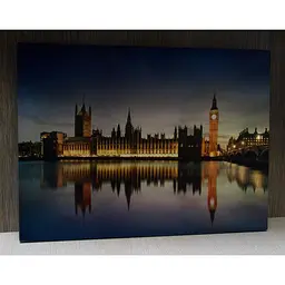 Картина зі світловими ефектами Devilon Нічний Лондон 5 LЕD ламп 30х40 см (940195) - мініатюра 3