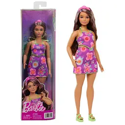 Лялька Barbie "Модниця" - яскраві квіти (JJN57)