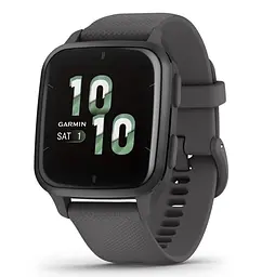 Смарт-годинник Garmin Venu Sq 2 Slate Aluminum Bezel with Shadow Gray Case and Silicone Band (010-02701-00/10)