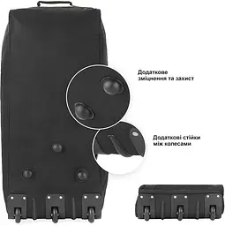 Сумка дорожня на колесах TravelZ Wheelbag 100 Liter Black (603091) - мініатюра 6