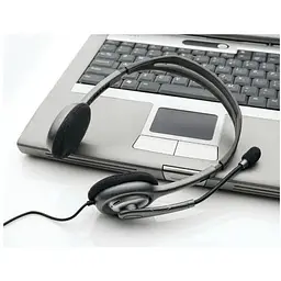 Навушники з мікрофоном - гарнітура Logitech H111 Stereo (981-000593) - мініатюра 5
