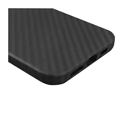 Чохол до мобільного телефона BeCover FIBRA Carbonite MagSafe Apple iPhone 17 Pro Max Black (715410) - мініатюра 3