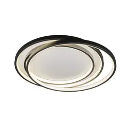 Люстра стельова LED Levistella 7871019, 76W, 3000-6000K, біло-чорна, сучасний стиль з пультом управління - мініатюра 4