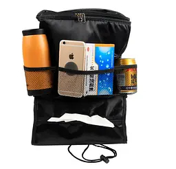 Автомобильная термосумка с органайзером Voltronic VL-BAG 28x10x22см BLACK - мініатюра 1