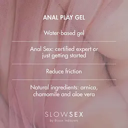 Анальний гель-змазка Bijoux Indiscrets Slow Sex Anal play gel - мініатюра 4
