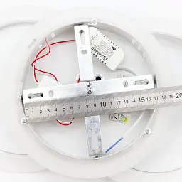 Cвітлодіодна люстра MOKA 3R 60 Вт 440x250x70 мм Біла ESLLSE - мініатюра 10