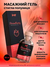 Масажний гель Intt, 30 мл (полуниця) - мініатюра 2