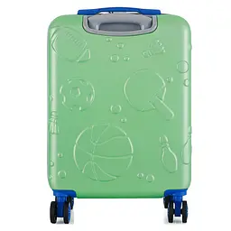 Валіза мала дитяча Semi Line 20 дюймів (S) дюймів (S) ABS-Plastic Green/Blue (T5890-2) - мініатюра 4